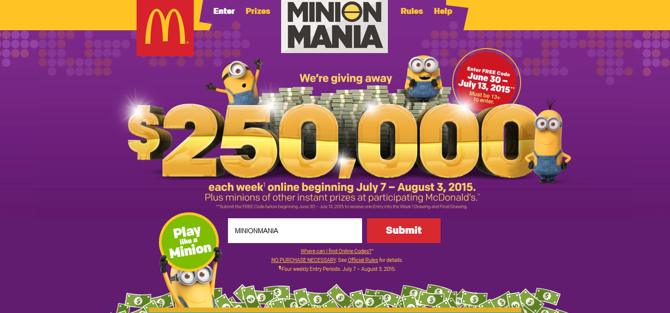 MinionsatMcD.com - McDonald's Minion Mania