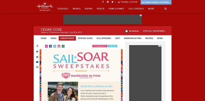 Sail & Soar Sweepstakes