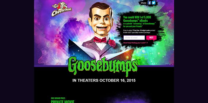 eBookInstantWin.com - Frigo Cheese Heads Goosebumps Instant Win Game And Sweepstakes