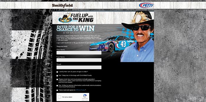 FuelUpWithTheKing.com - Smithfield Fuel Up With The King Sweepstakes