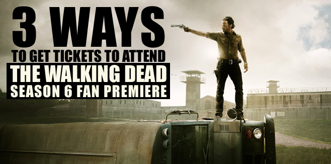 The Walking Dead Season 6 Fan Premiere Sweepstakes