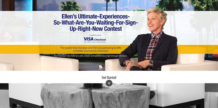 Ellen's Ultimate-Experiences-So-What-Are-You-Waiting-For-Sign-Up-Right-Now Contest