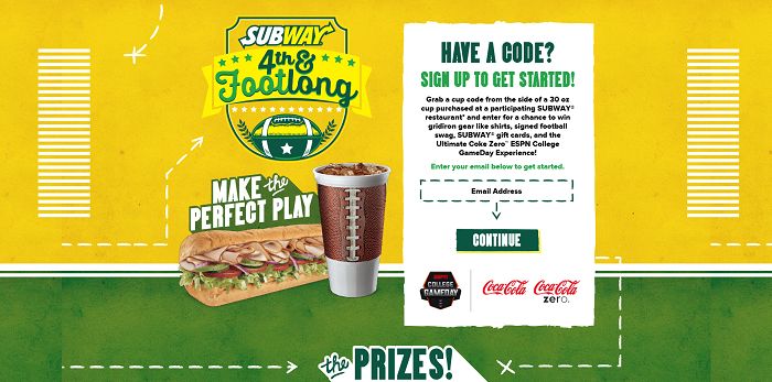 FourthAndFootlong.com - Subway's Fourth and Footlong Promotion