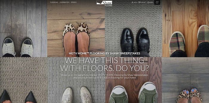 HGTV HOME Flooring by Shaw Sweepstakes