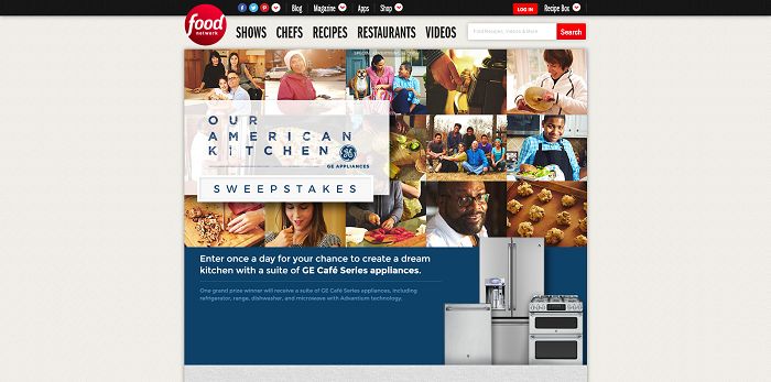 FoodNetwork.com/OurAmericanKitchen - Food Network Our American Kitchen Sweepstakes