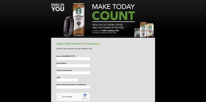 Starbucks Make Today Count Promotion