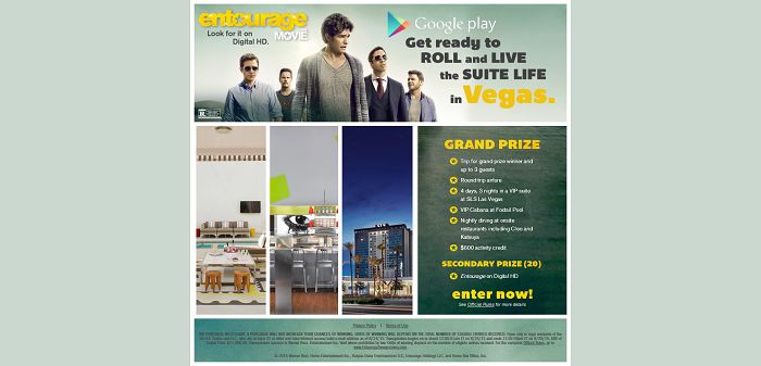 Entourage Sweepstakes