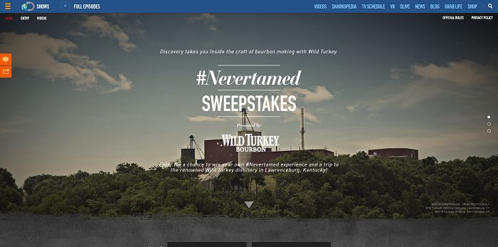 WildTurkeyTour.com - Wild Turkey NeverTamed Sweepstakes