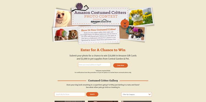 Amazon Costumed Critters Photo Contest (AmazonCostumedCritters.com)