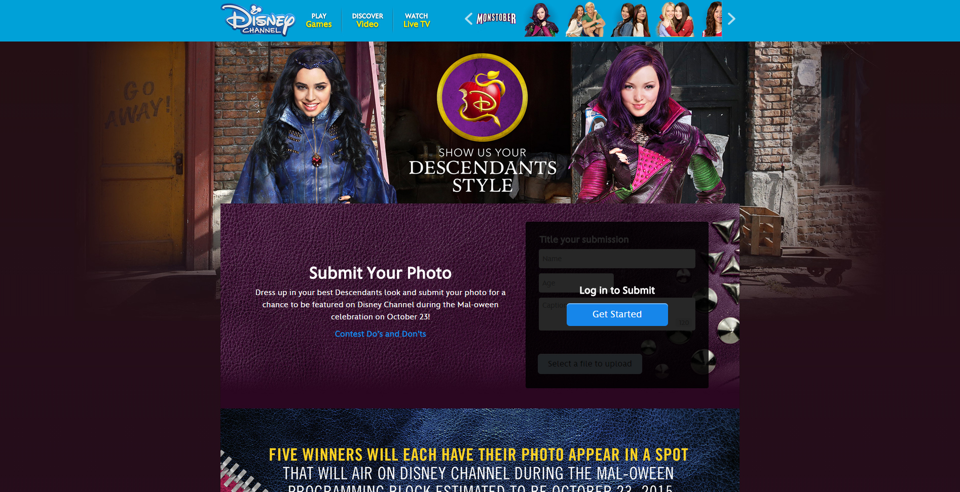 Disney Channel Show Us Your Descendants Style Contest