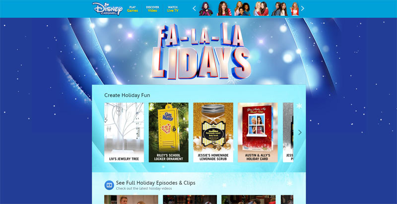 Disney Channel's Dazzle Your Holiday Sweepstakes