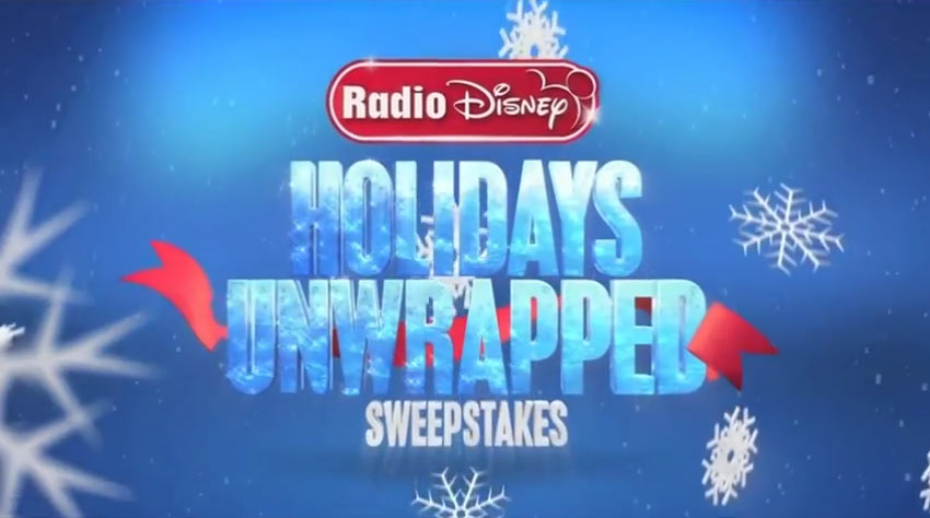 Radio Disney's Holidays Unwrapped Sweepstakes
