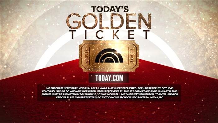 TODAY’s Golden Ticket Contest