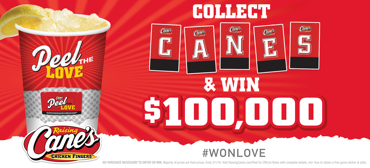 Raising Cane’s Peel The Love Game 2017