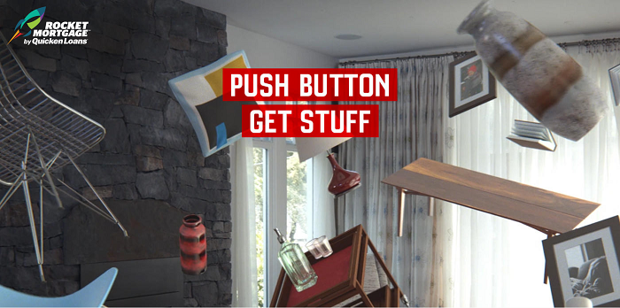 PushButtonGetStuff.com - Quicken Loans Rocket Mortgage Push Button, Get Stuff Sweepstakes