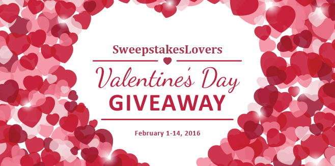 Sweepstakes Lovers Valentine's Day Giveaway