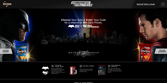 DoritosBatmanvsSuperman.com - DORITOS Batman vs Superman Promotion