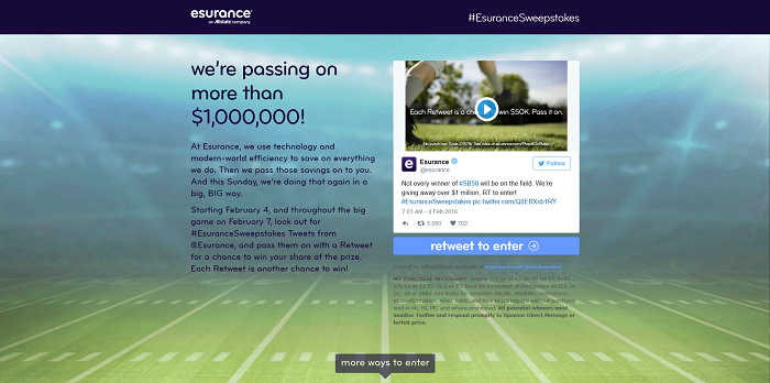 esurance.com/PassItOn - Esurance Pass It On Sweepstakes