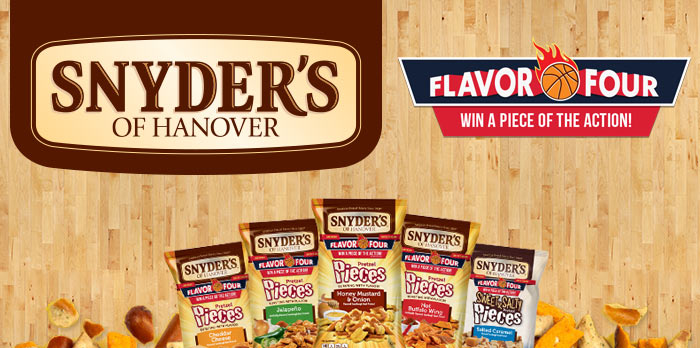 SnydersFlavorFour.com: Snyder’s of Hanover Pretzel Pieces Flavor Four Instant Win Game