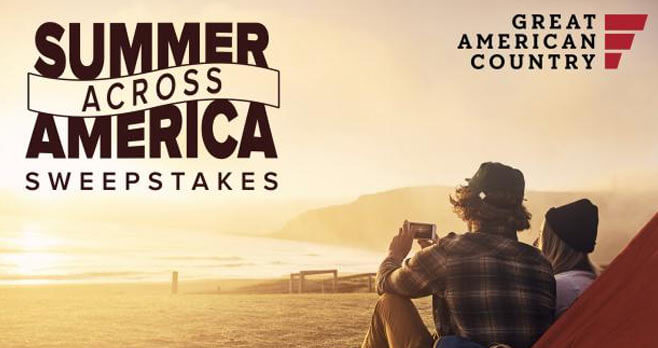 2017 Great American Country Summer Across America Sweepstakes (GACtv.com/Summer)