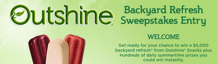 OutshineSnacks.com/Refresh - Outshine Backyard Refresh Sweepstakes