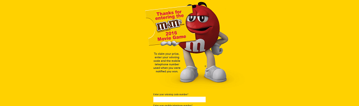 Movie.MMS.com - M&M'S Movie Game 2016