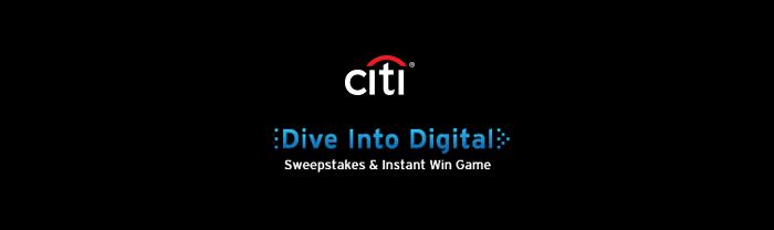 Citi.com/DiveIntoDigital - Citi Dive Into Digital Sweepstakes 2016