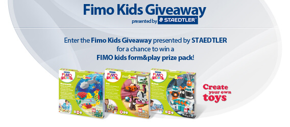 SweepstakesLovers.com Fimo Kids Giveaway presented by STAEDTLER