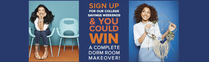 ContainerStore.com/College - Container Store Dorm Room Makeover Sweepstakes