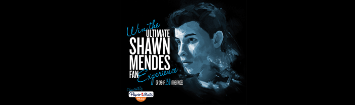 SpreadJoyInk.com - Ultimate Shawn Mendes Fan Experience Sweepstakes