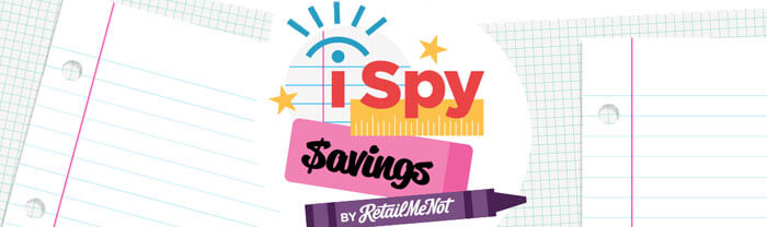 RetailMeNot iSpy Savings Sweepstakes