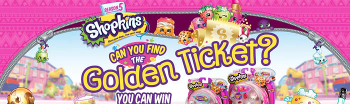 shopkinsworld.com/goldentickethunt - Shopkins Season 5 Golden Ticket Hunt