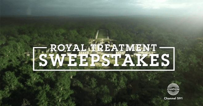 OvationTV.com/Versailles - Royal Treatment Sweepstakes