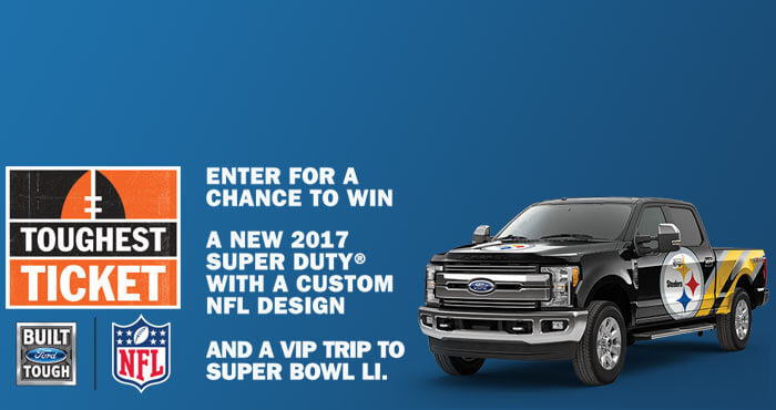 NFL.com/ToughestTicket - Ford Toughest Ticket Sweepstakes 2016