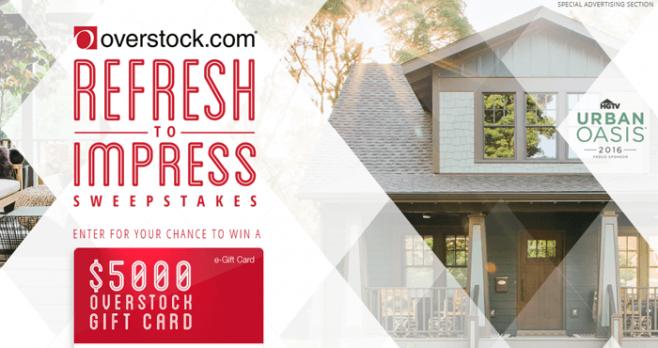 HGTV.com/RefreshToImpress - HGTV Refresh to Impress Sweepstakes