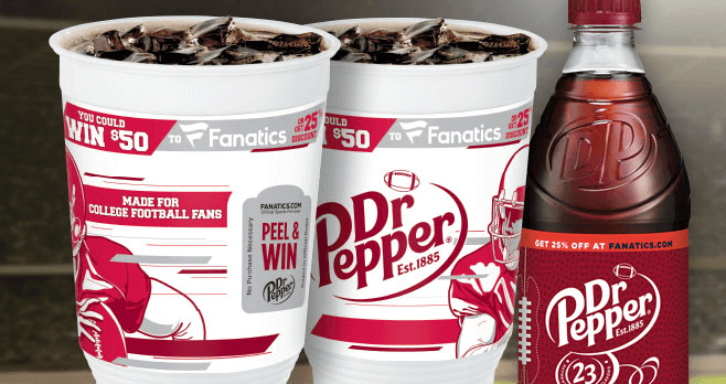 2016 Dr Pepper Win 50 Giveaway (Fanatics.com/DrPepper)