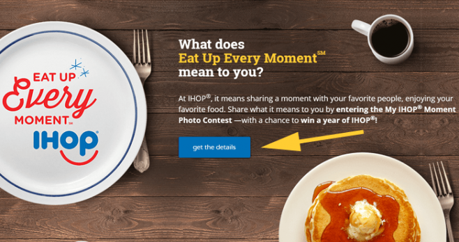 IHOP Favorite Moment Photo Contest 2016 (IHOPMoment.com)