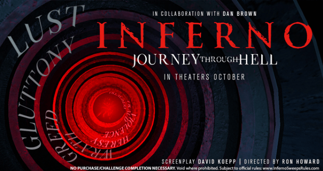 Inferno Journey Through Hell Sweepstakes (JourneyThroughHell.com)