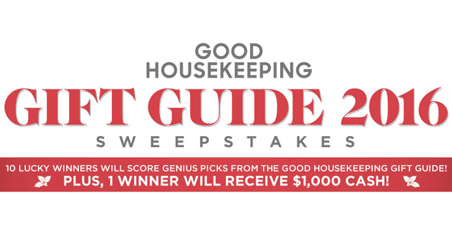 Good Housekeeping Holiday Gift Guide 2016 Sweepstakes (GoodHousekeeping.com/Gifted2016)