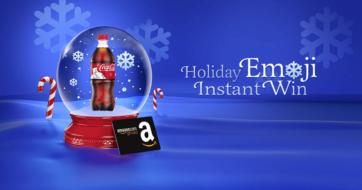 Coca-Cola & HMSHost Holiday Emoji Instant Win Game (CokePlayToWin.com/HMSHostHoliday)