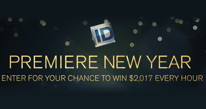 Investigation Discovery Premiere New Year Giveaway 2017 (InvestigationDiscovery.com/2017Giveaway)
