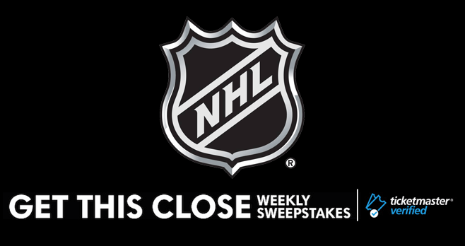 NHL Get This Close Weekly Sweepstakes (NHL.com/GetThisCloseSweeps)