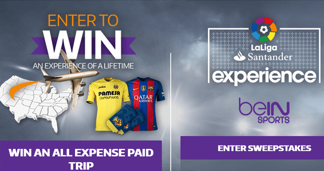 beIN SPORTS Sweepstakes (LaLigaExperienceSweepstakes.com)