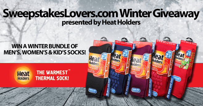SweepstakesLovers.com Winter Giveaway presented by Heat Holders