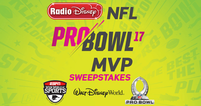 Radio Disney NFL Pro Bowl MVP Sweepstakes