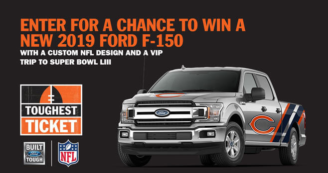 Ford Toughest Ticket Sweepstakes 2018 (FordToughestTicket.com)