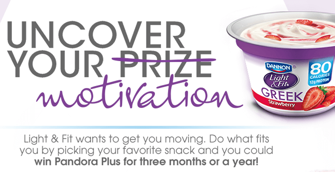 Dannon Light & Fit Sweepstakes (LightAndFitPromotion.com)