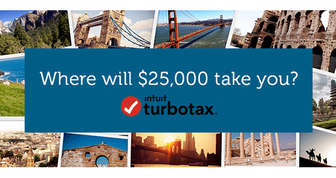 TurboTax $25,000 Payday Sweepstakes 2017