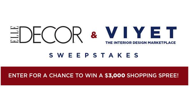 ELLE Decor Viyet Sweepstakes (Viyet.ElleDecor.com)