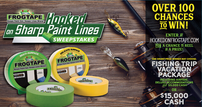 Hooked On FrogTape Sweepstakes 2018 (HookedOnFrogtape.com)